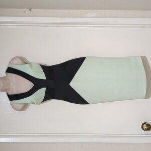 Kardashian Kollection Spearmint / black Dress sleeveless women size XS